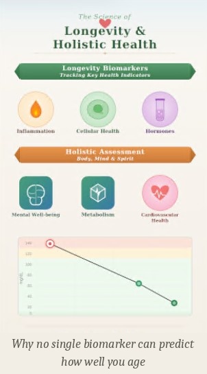 The Science of Longevity Biomarkers: Why Holistic Health Assessment Is Essential for a Longer, Healthier Life