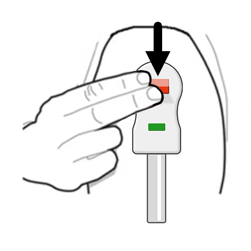 Press red button