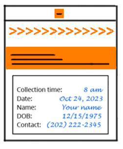 Record collection date and time